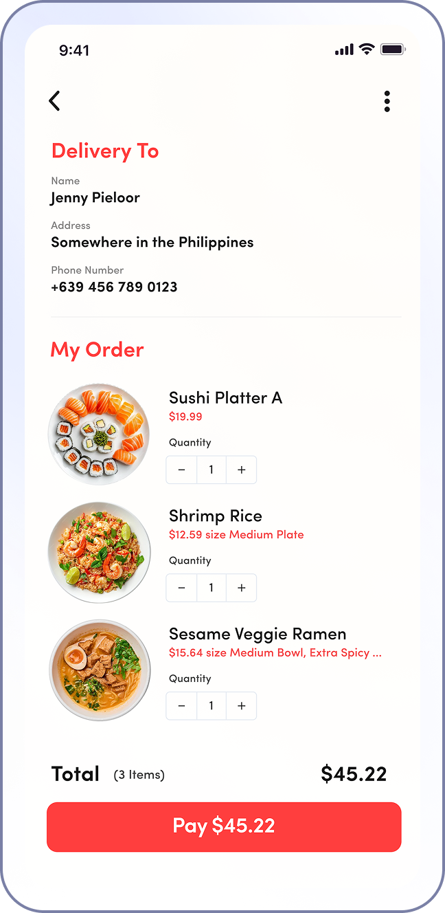 OishiFood Mobile