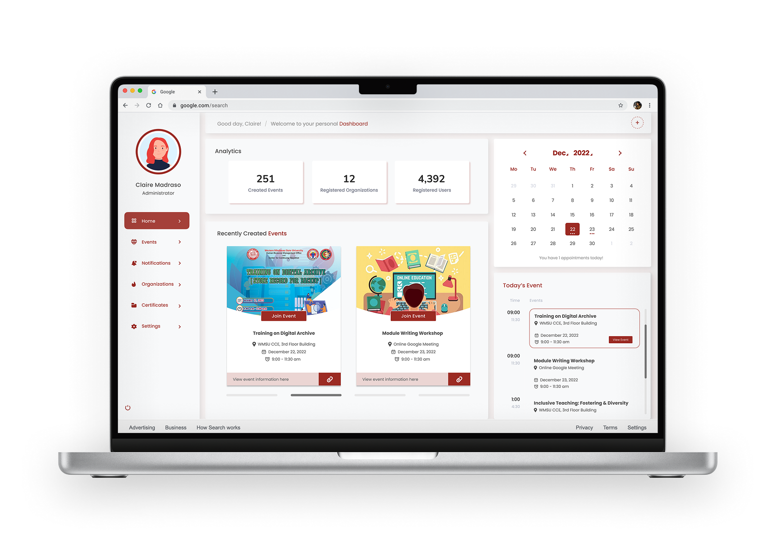 Event Management System